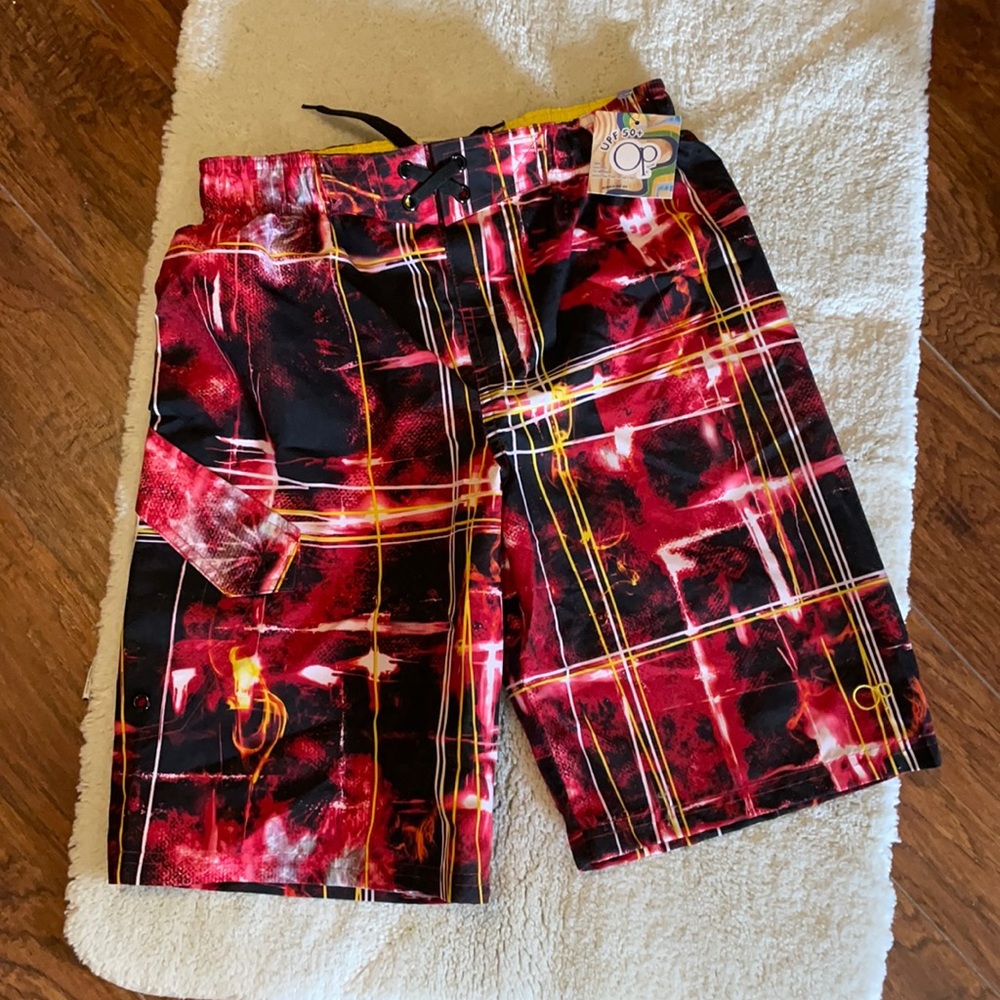 Op UPF50 Boys Swim Trunks